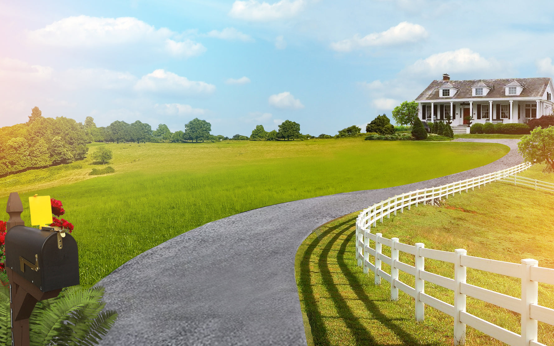 Mail Time! Yellow Mailbox Alert Flag